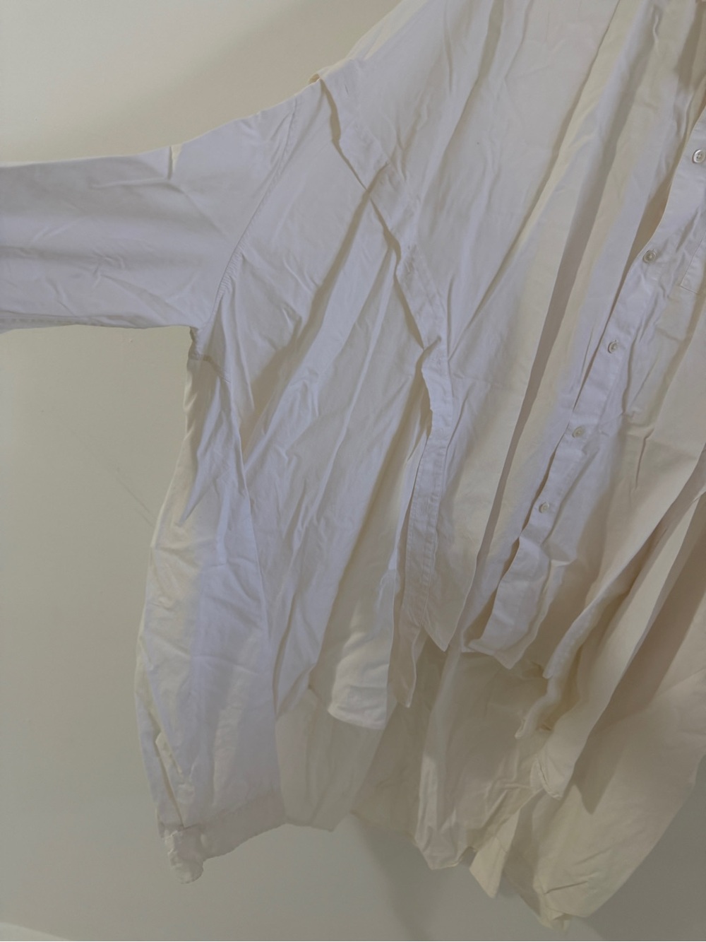 Helmut lang double button up shirt dress oversized small crazy piece! Archive - Picture 4 of 7